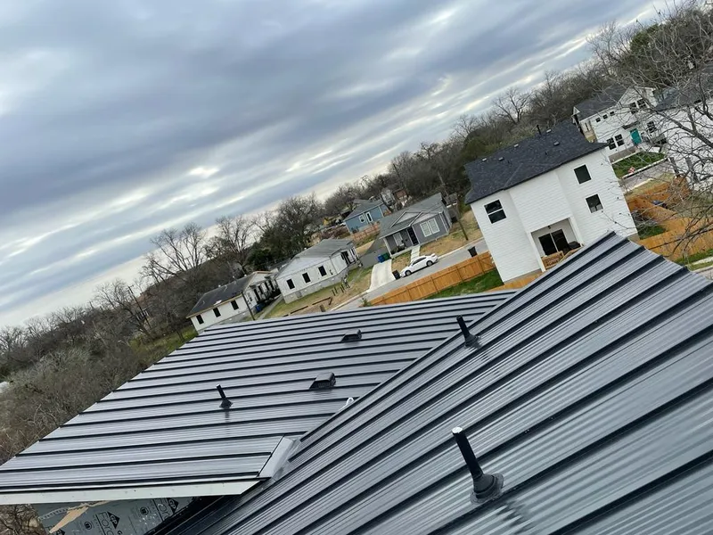 Standing seam metal roof panels with vents for Skylight Repair in Raisinville